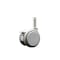 Service Caster 2 Inch MRI Safe Caster with Brake, 7/16 Inch Grip Ring Stem SCC-GR02S50-TPR-GRY-B-716138-MRI - alternate 1